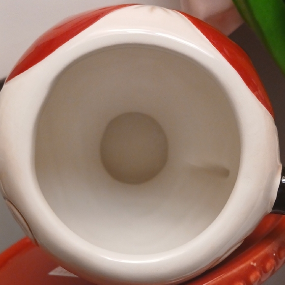 Johanna Parker Red Heart-Shaped Mug with Black Handle NWT - Picture 5 of 5